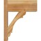 Ekena Millwork Olympic Block Rough Sawn Outlooker, Western Red Cedar, 8"W x 18"D x 22"H OUT08X18X22OLY05RWR - alternate 4